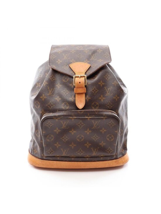 Louis Vuitton Backpack Montsouris GM Canvas Leather main image 14